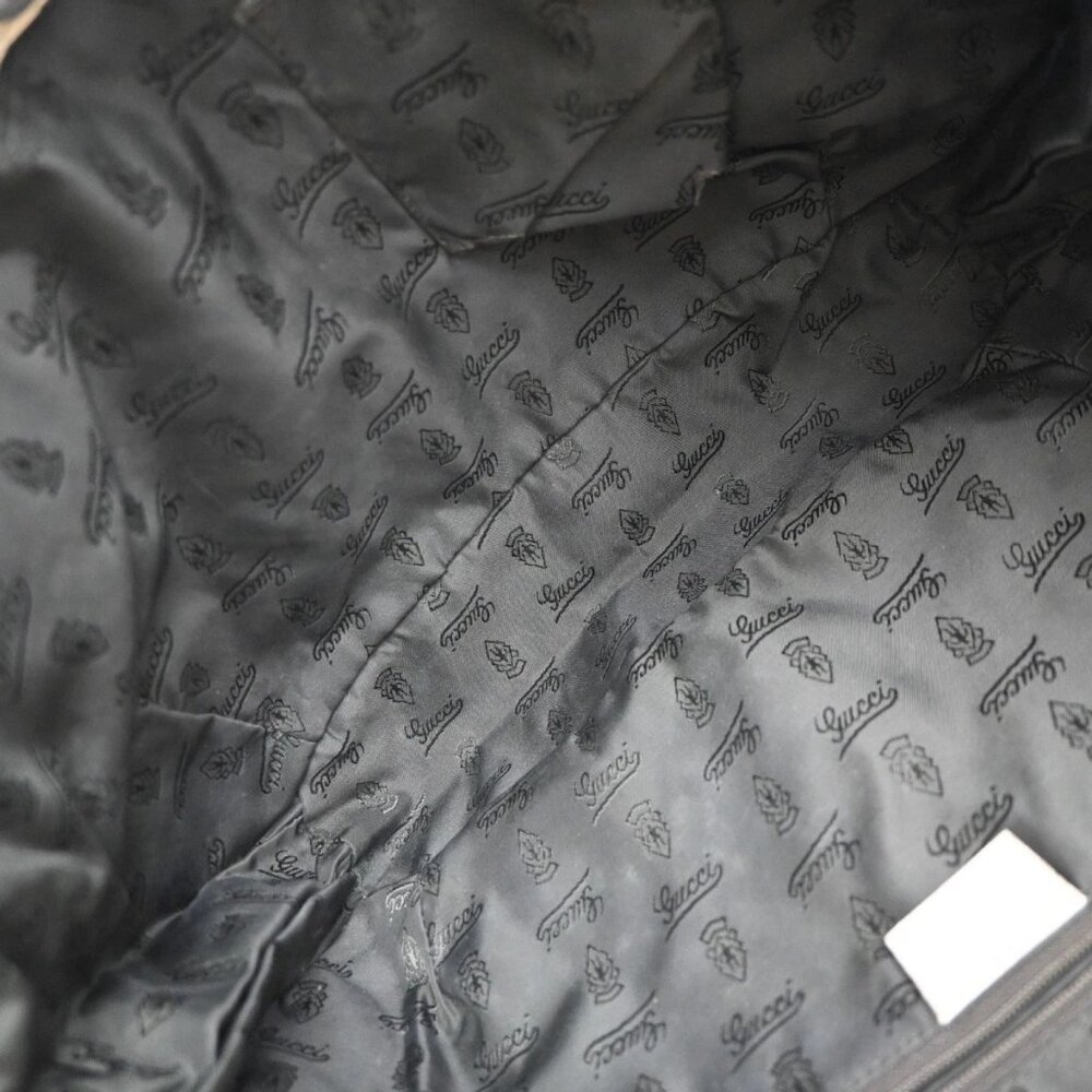 GUCCI GG Pattern Shoulder Tote Bag Canvas Leather Brown White GHW Italy 31EG320 - Picture 8 of 15